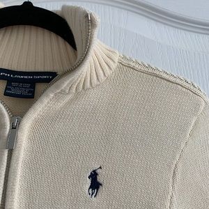 Ralph Lauren Full Zip Knit Sweater